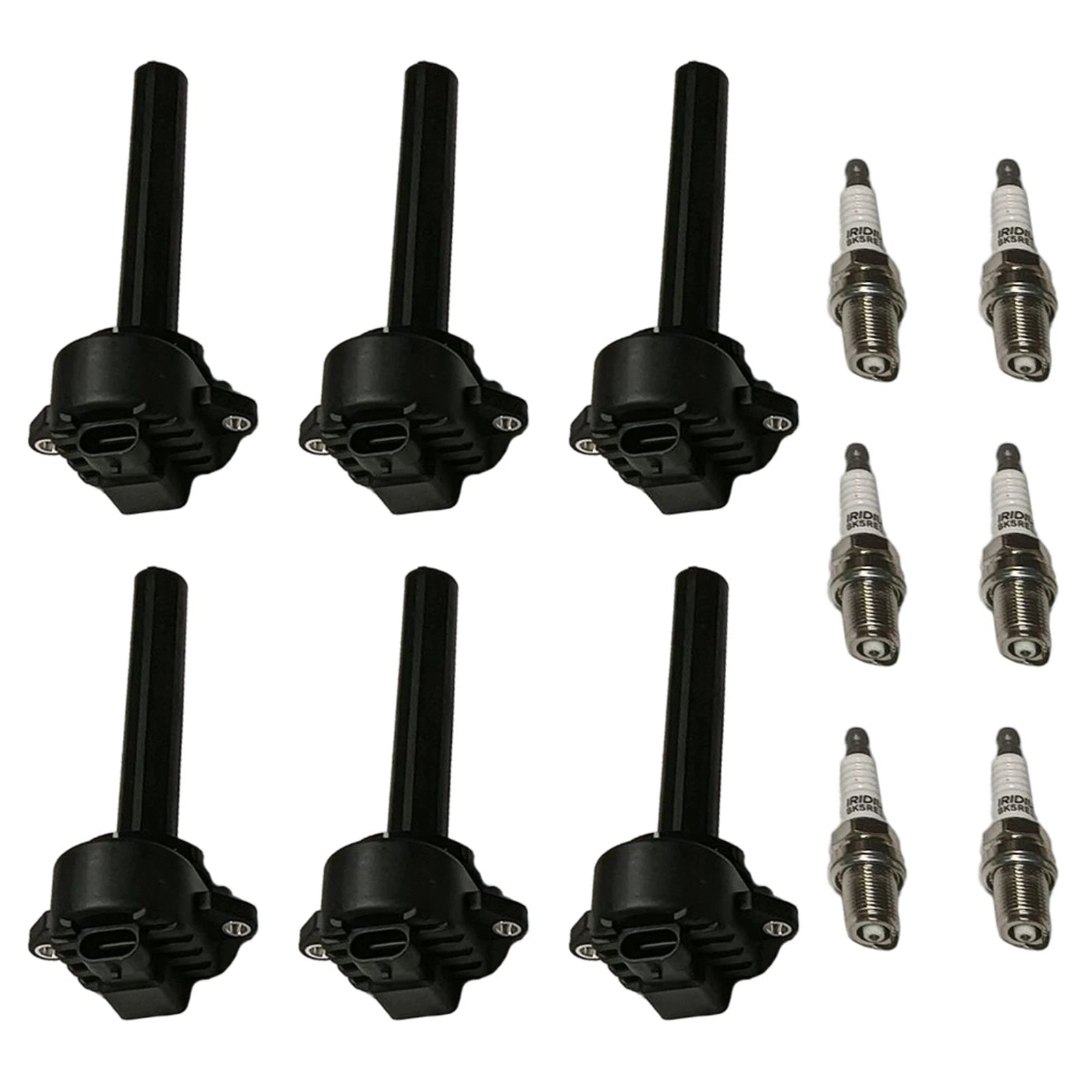6X Ignition Coil & Spark Plug for Isuzu Rodeo (2000–2004) UF252
