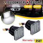 Set of 2 LED License Plate Lights for Toyota Tacoma Tundra (2016–2021)