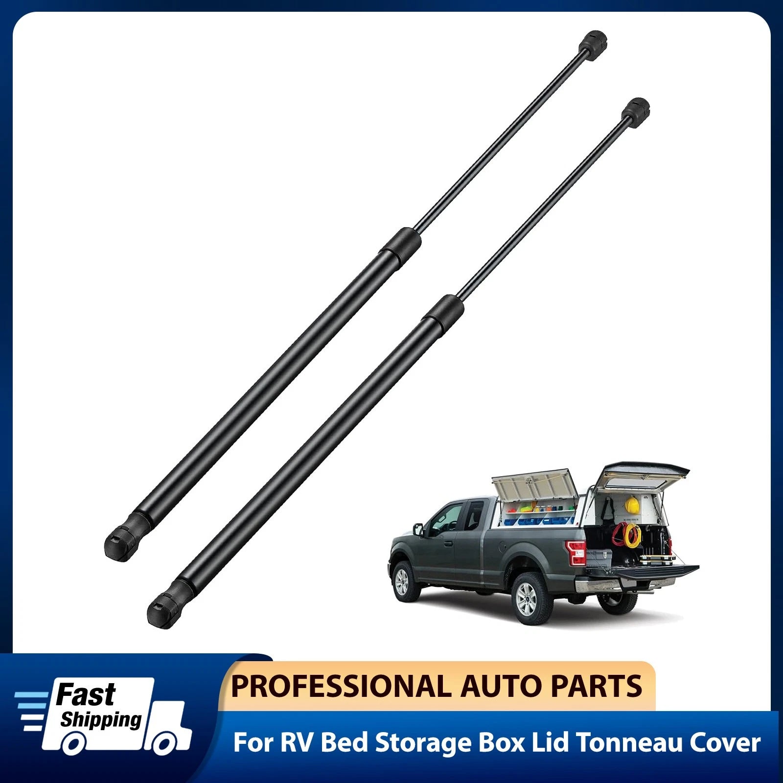 2 Pcs ML2790 28in 90Lbs Gas Struts for RV Beds Tonneau Covers