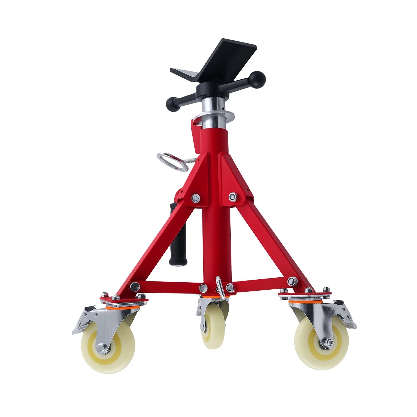 Adjustable V-Head Pipe Stand for Welding (20-37 inch, 882 lbs)