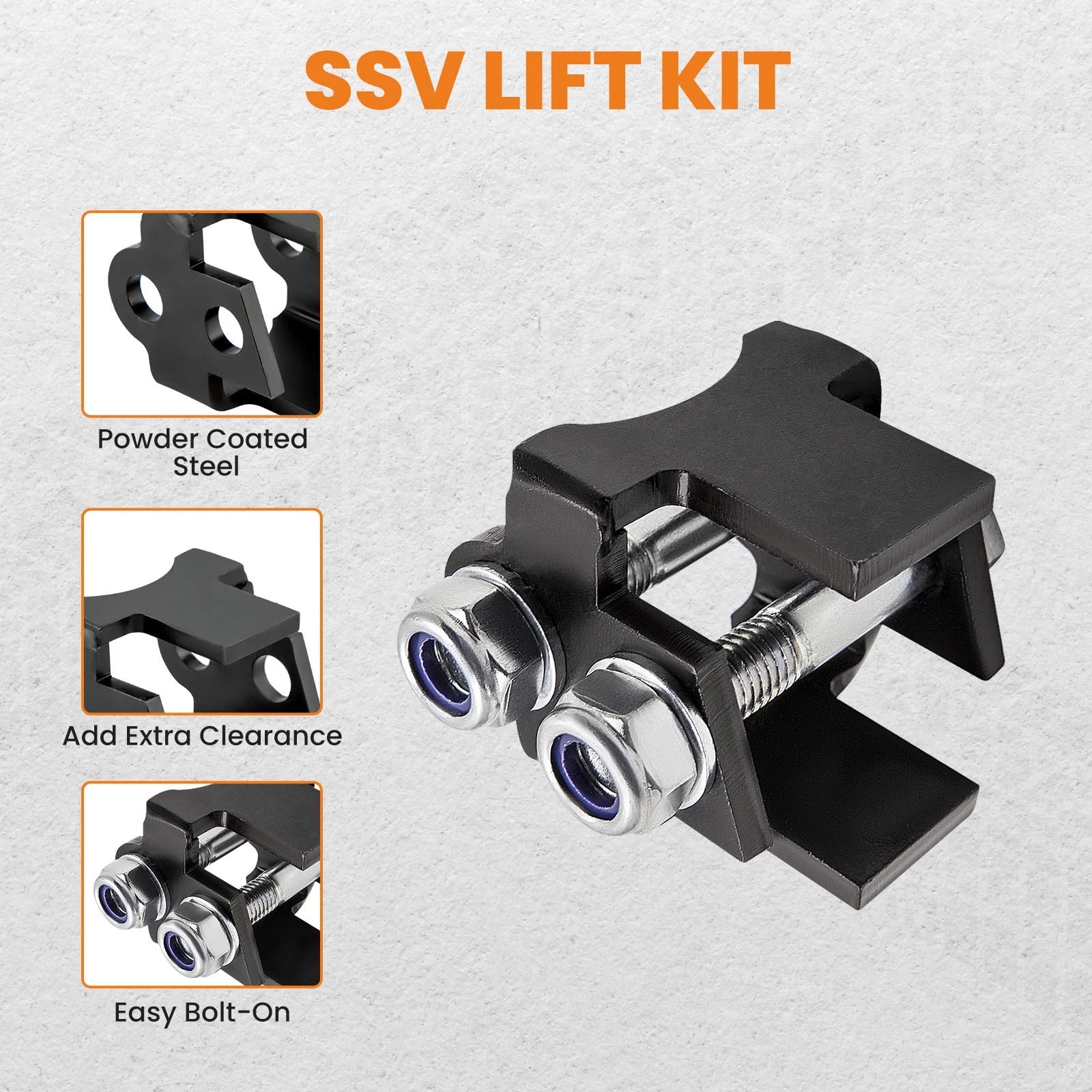 4x 2" Lift Bracket for Can-Am Defender XMR (2016–2019)