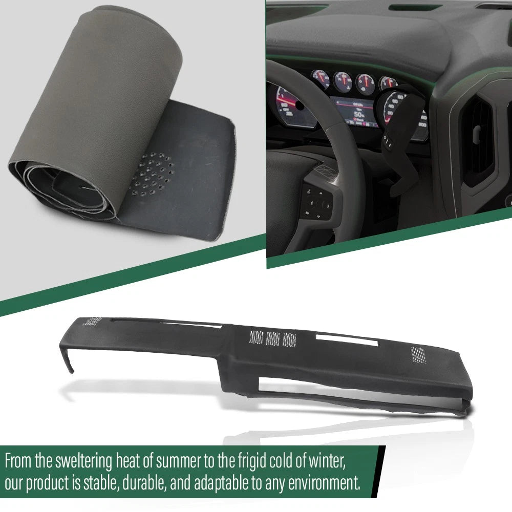 Soft TPE Dash Cover for Chevrolet GMC C/K/R/V Truck SUV (1981–1991)