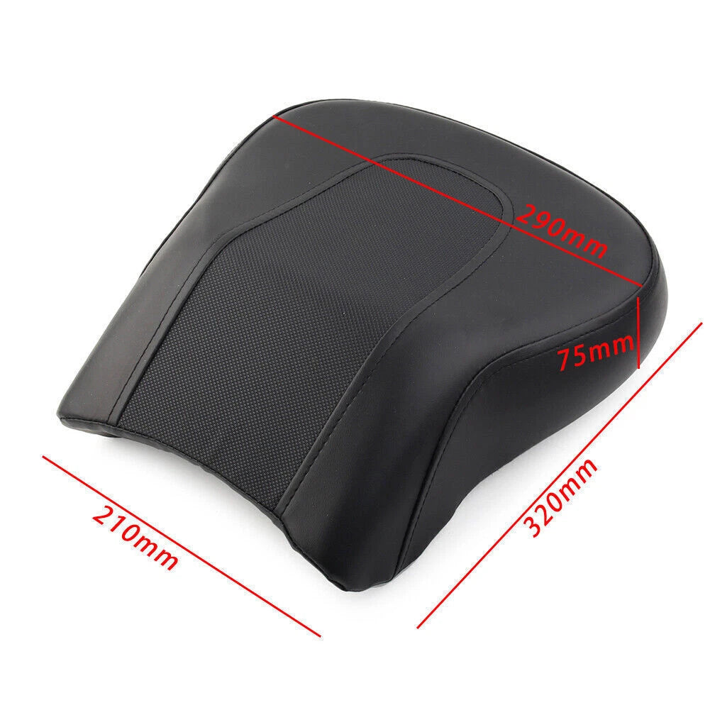 Rear Pillion Passenger Seat Cushion for Harley Fat Boy FLSTF (2008–2014)