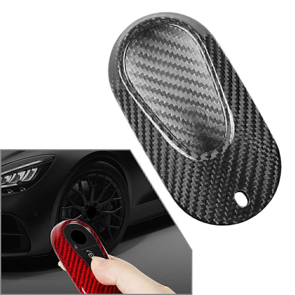 Carbon Fiber Key Fob Case Cover for Mercedes Benz S Class (2021)