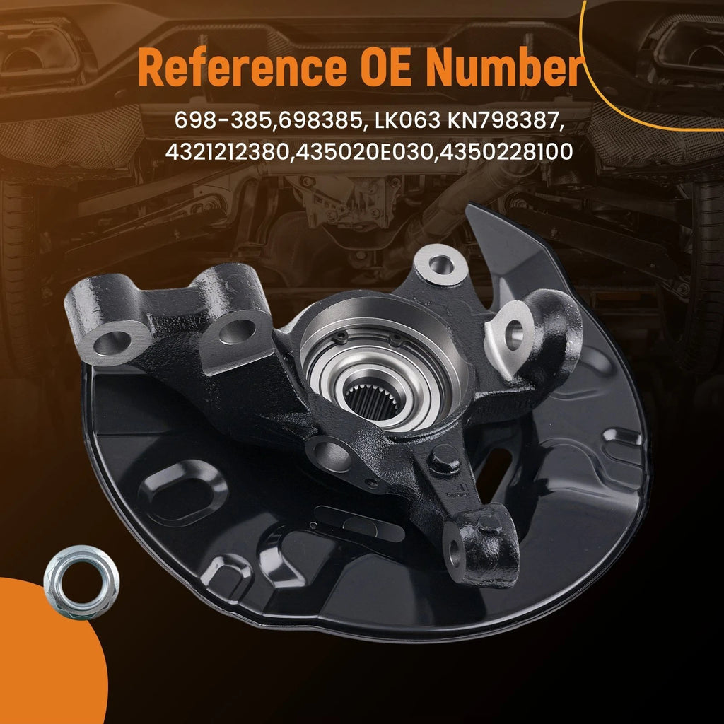 Front Steering Knuckle & Wheel Hub Bearing for Toyota Matrix (2007–2008)