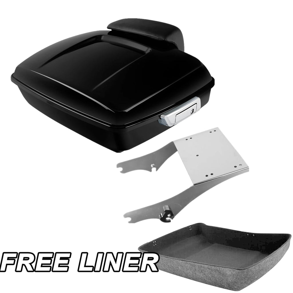 Chopped Trunk Two Up Mount Rack for Harley Touring Road King Glide (1997–2008)