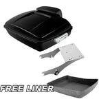 Chopped Trunk Two Up Mount Rack for Harley Touring Road King Glide (1997–2008)