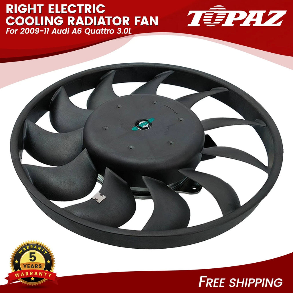 Electric Cooling Radiator Fan for Audi A6 Quattro (2009–2011)