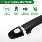 Car Door Handle Cover Trim for Toyota Prius (2010–2015) Black
