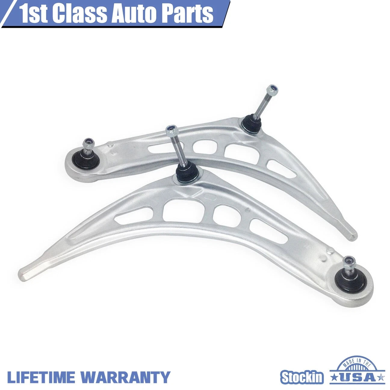 Set of 2 Front Suspension Lower Control Arms for BMW 323 325 328 330 Z4 (1999–2008)