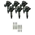 Set of 6 NGK Ignition Coils & Iridium Spark Plugs for Acadia SRX STS (2007–2016)