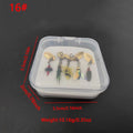 5X Fly Tying Hooks Assortment Bee Midge Patterns for Fishing Lures