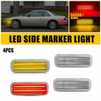 Front Fender Rear Bumper Marker Lights for Nissan 240SX S13 (1989–1994)