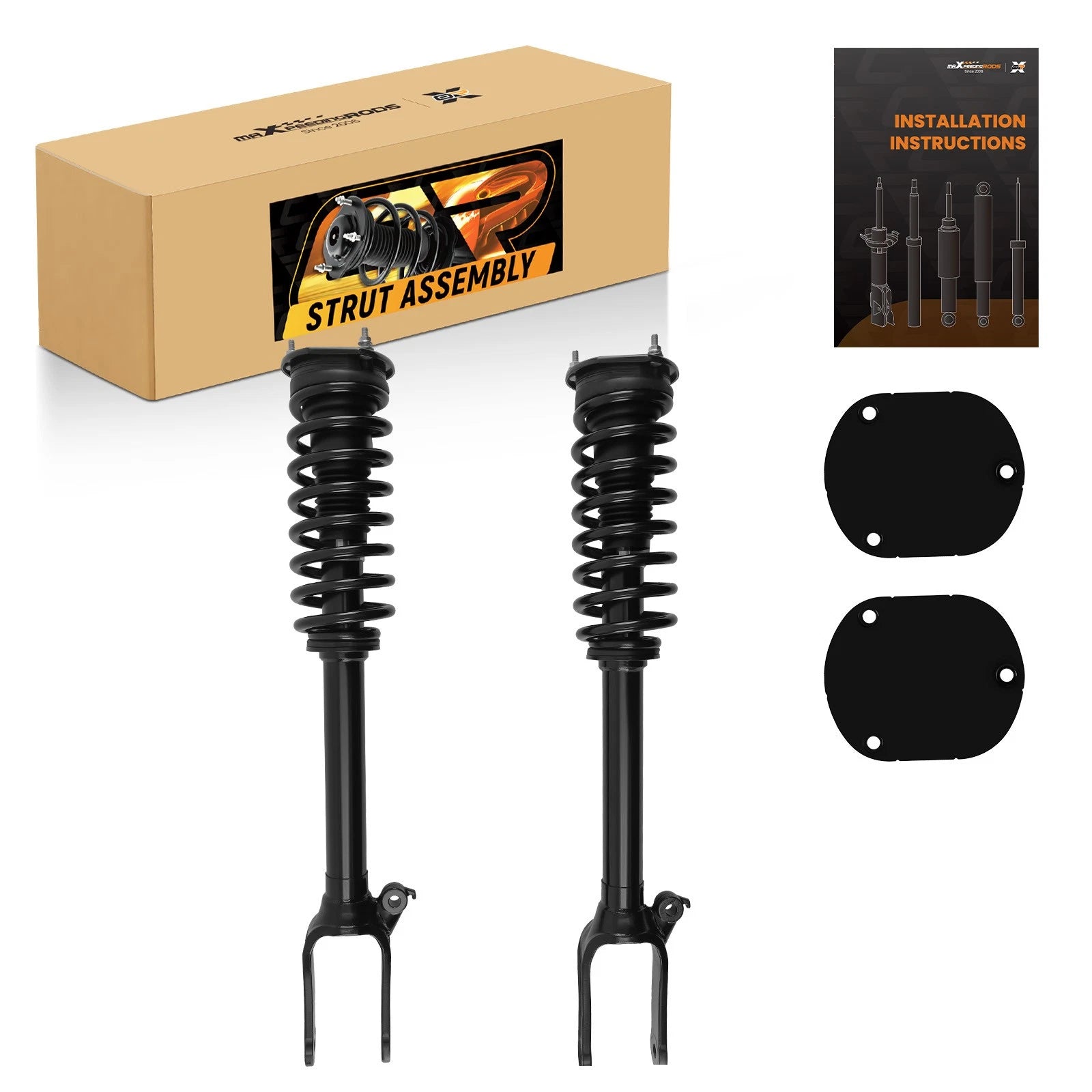 Pair Front Quick Complete Struts & Spring Assy 11910 for Mercedes ML350 (2006–2011)