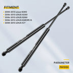Set of 2 Front Hood Lift Supports for Lexus IS IS300 IS250 (2005–2013)
