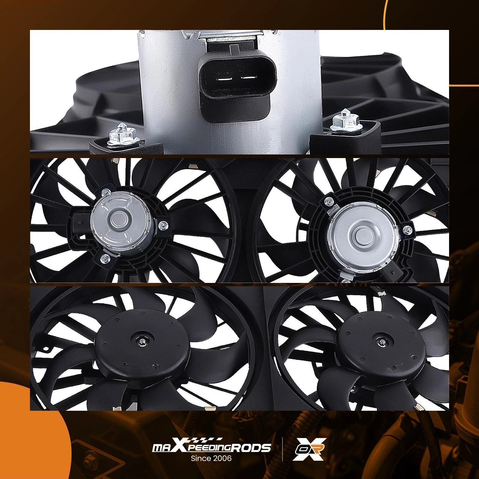 Radiator Cooling Fan for Chevy Malibu, Pontiac G6 (2004-2009)