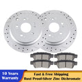 Rear Brake Disc Rotors and Ceramic Pads Kit for Honda Odyssey (2005–2010)