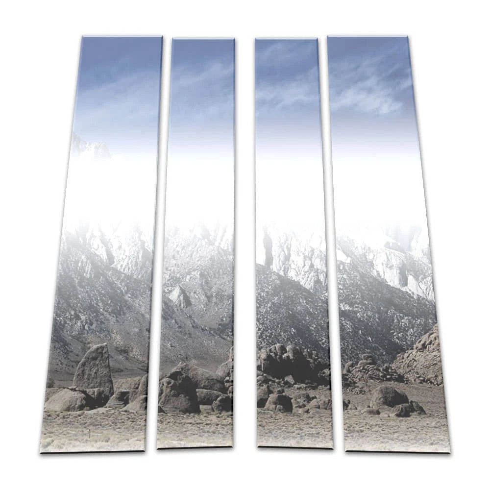 Chrome Pillar Post Covers 4Pc for Scion xD (2008–2015)