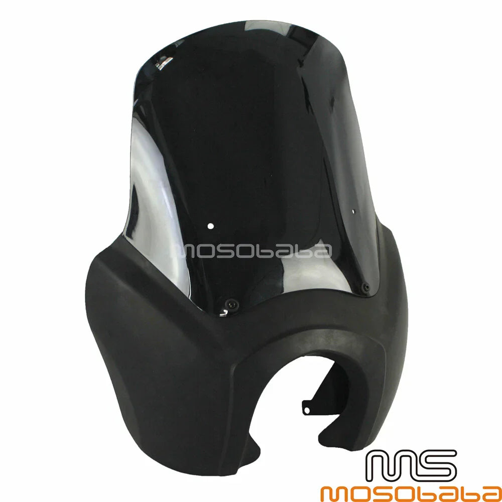 Front Fairing Windshield w/Extension for Harley Dyna Wide Glide, Street Bob (2006-2023)
