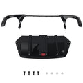 Rear Bumper Diffuser Lip for BMW F10 M5 (2010–2016) Gloss Black