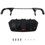 Rear Bumper Diffuser Lip for BMW F10 M5 (2010–2016) Gloss Black
