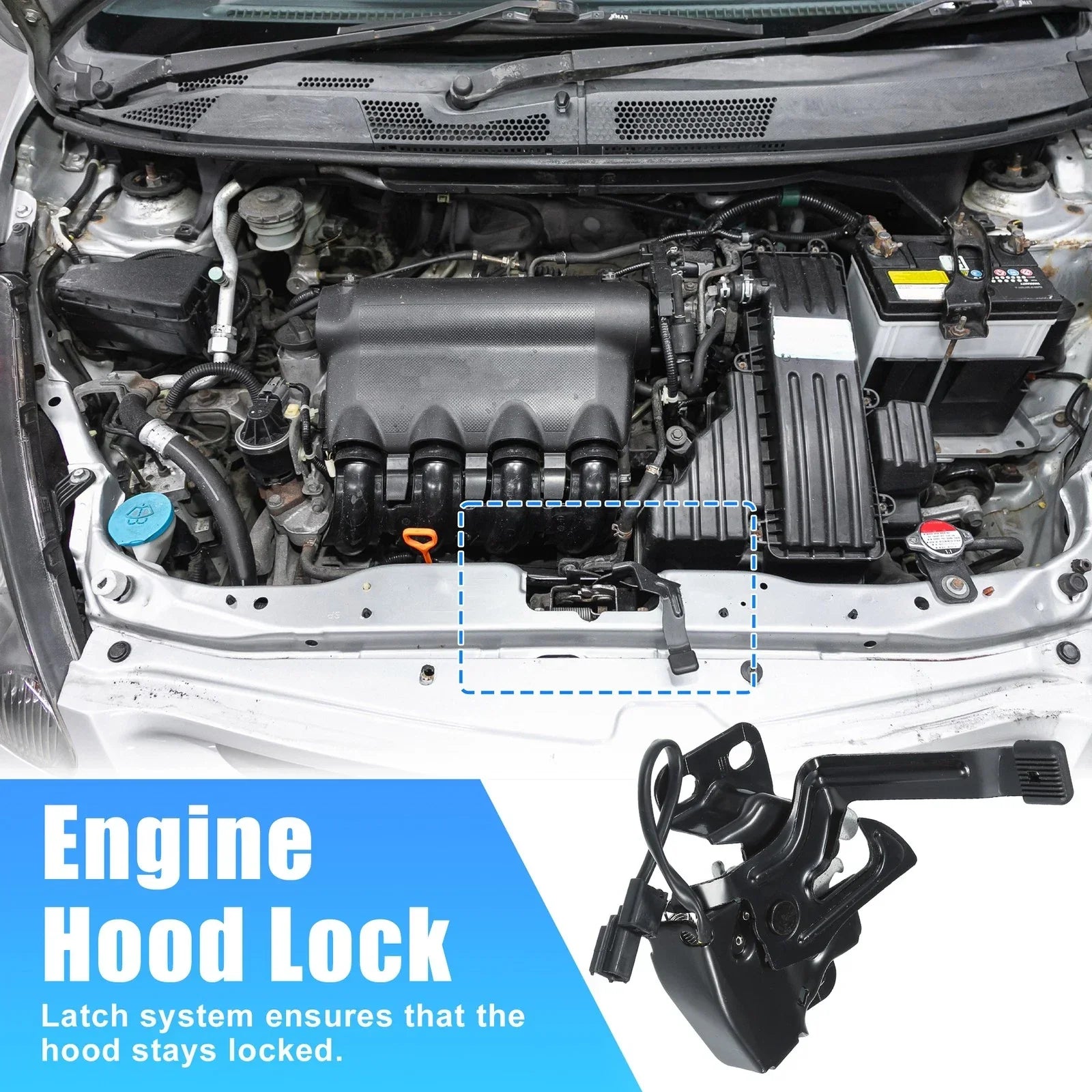 Hood Lock Latch Assembly for Honda CR-V (2007-2009)