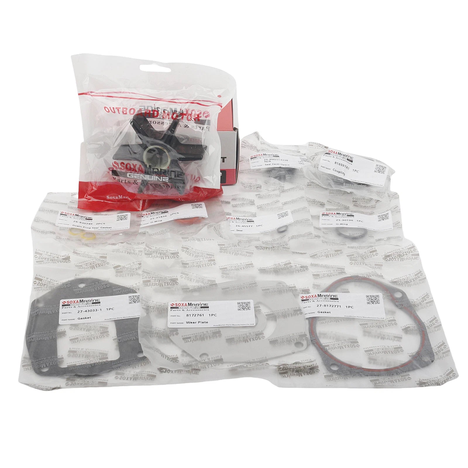 Water Pump Repair Service Kit for Mercury Mercruiser Sterndrive (8M0100527)