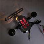Metal Flame Fire Rear Brake Tail Light Turn Signal for Harley