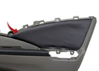 Rear Insert Card Door Panel Cover for Honda CR-V (2012–2016) Gray PVC Leather