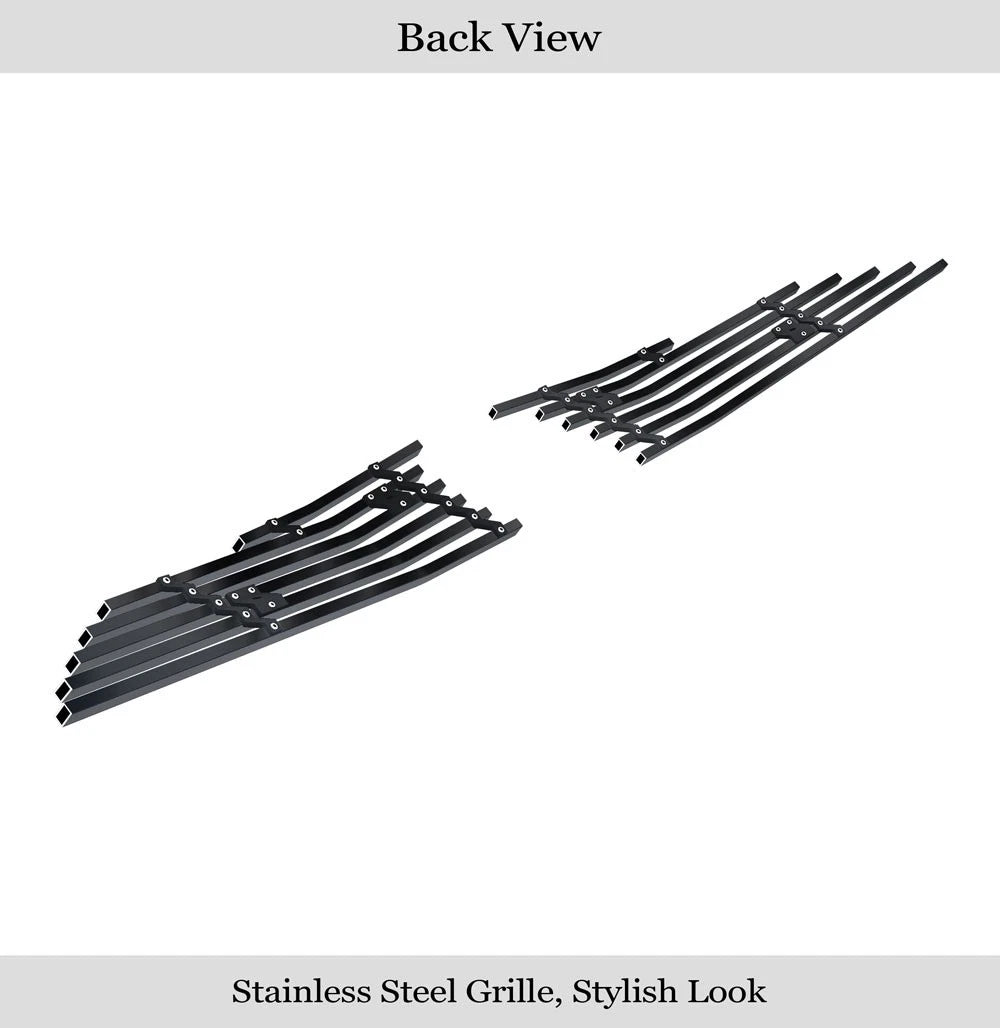 Stainless Black Billet Grille Insert for Honda Fit (2012-2013)