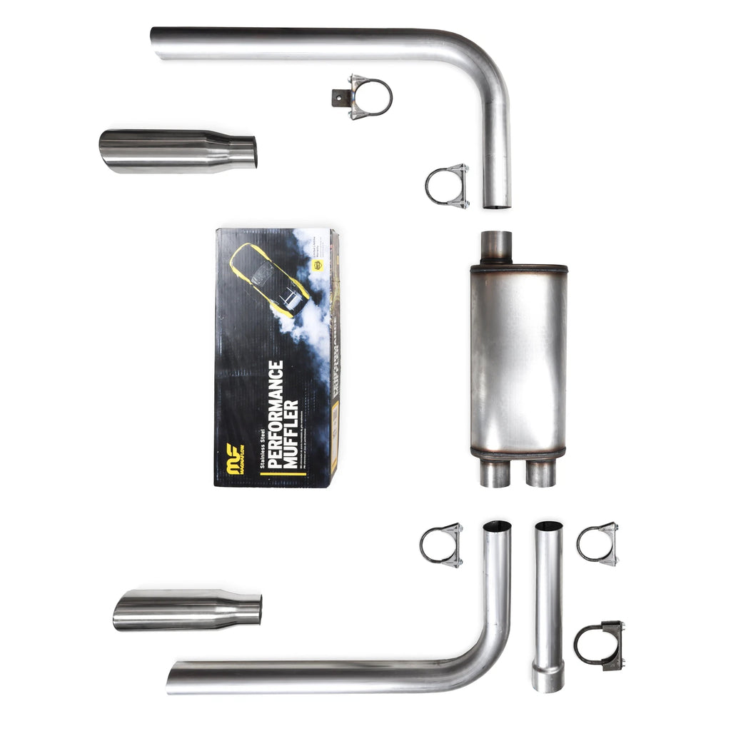 Exhaust System with MagnaFlow Muffler for 82-92 Camaro Firebird