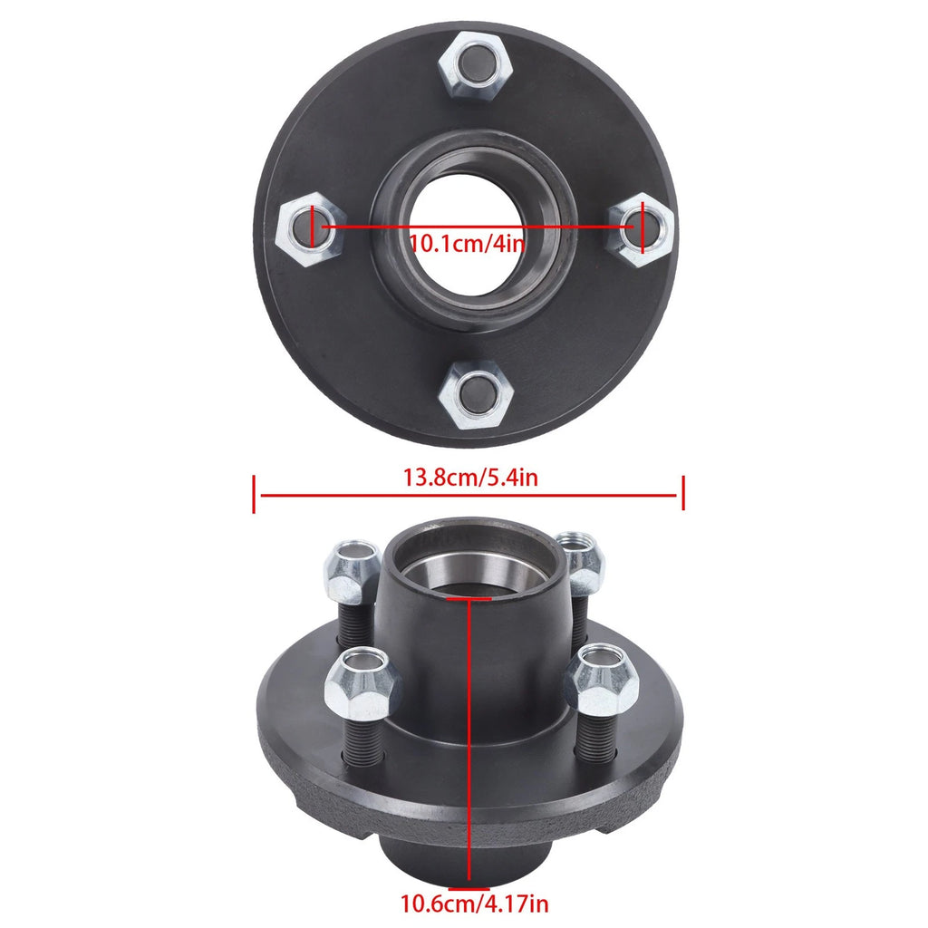 4" Trailer Hub Kit for BT8 Spindle