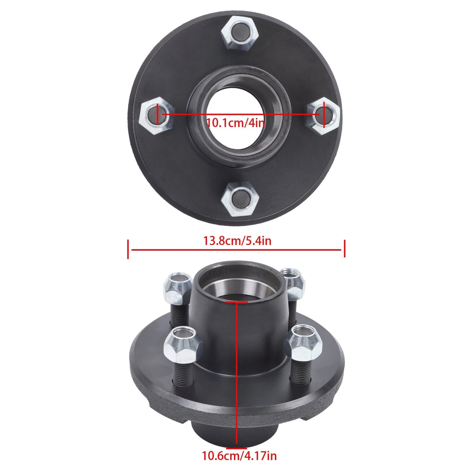 4" Trailer Hub Kit for BT8 Spindle
