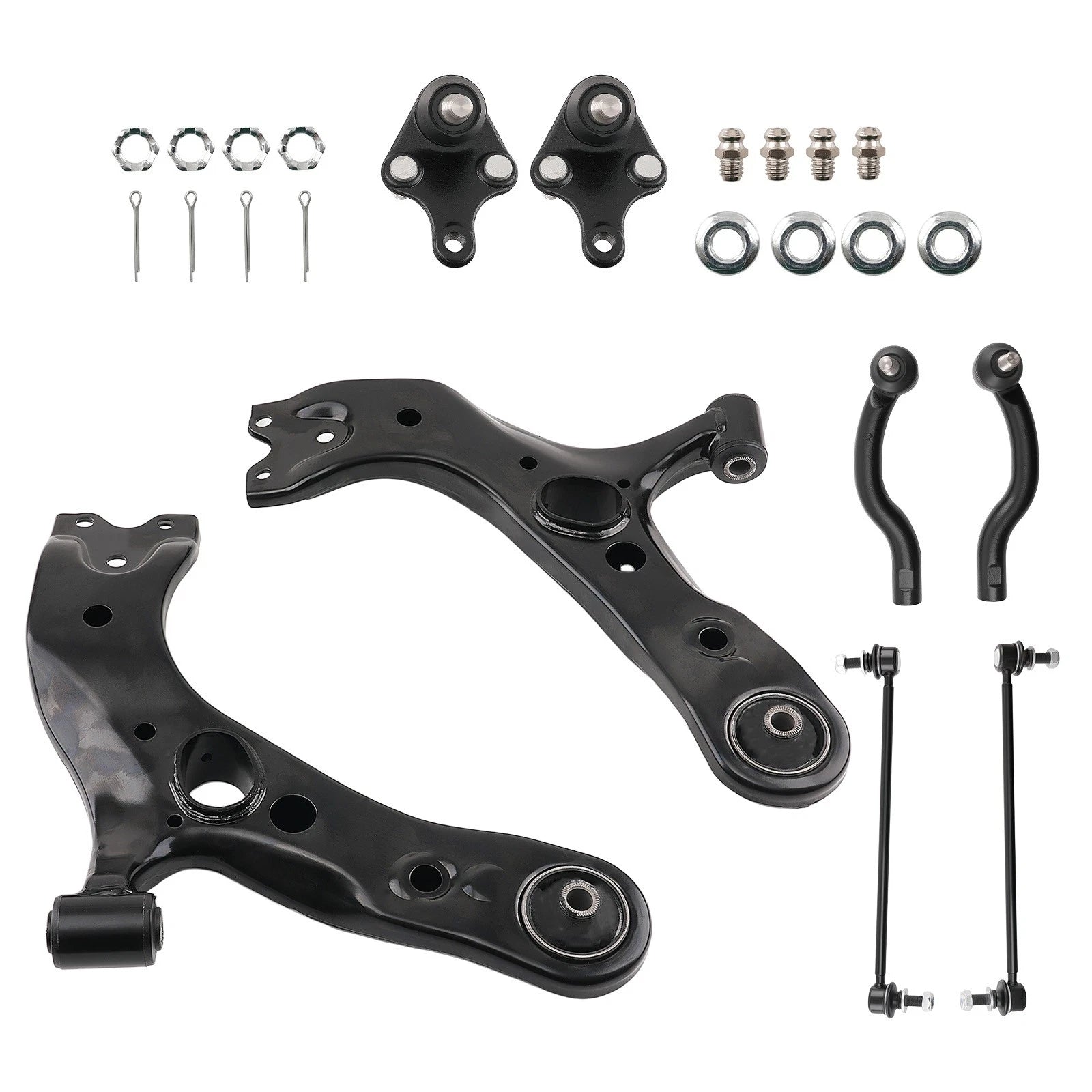 6x Front Lower Control Arm Sway Bar Tie Rod for Toyota RAV4 Lexus NX300 (2006–2020)