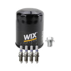 Wix Engine Oil Filter & Denso Spark Plugs Set for Camry HS250h RAV4 Solara (–)