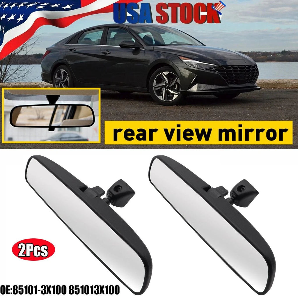 Set of 2 Inside Rear View Mirrors for Kia Optima (2011–2015) Forte (2010–2015) Rio (2012–2015)