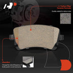 Rear Disc Brake Rotors & Ceramic Pads for Volkswagen Transporter (2010–2019)