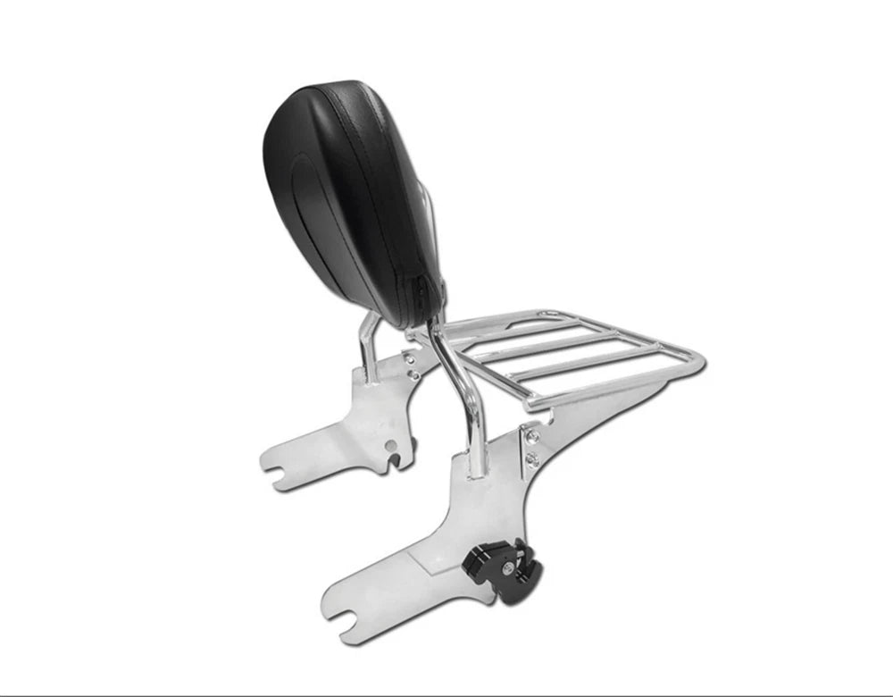 Backrest Sissy Bar with Luggage Rack for Harley Road King FLHT FLHX FLTR (1997–2008)