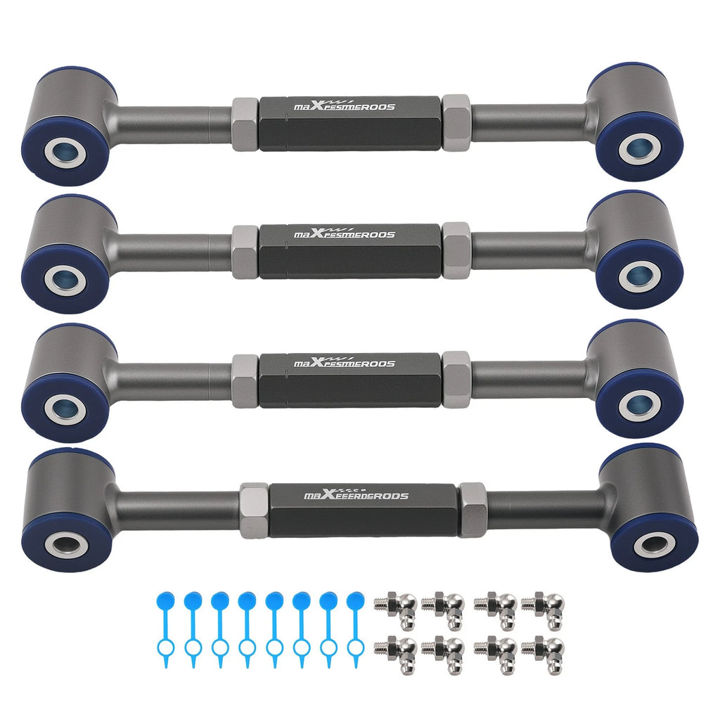 4x Adjustable Rear Camber Toe Arms Kit for Honda Accord (1998–2002)