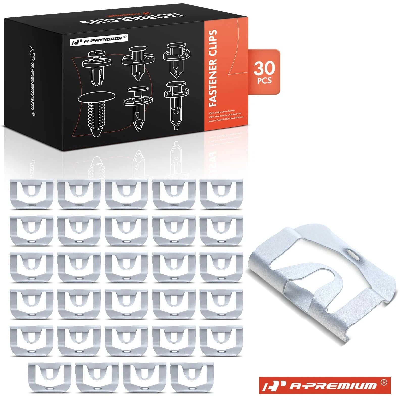 30Pcs Window Windshield Reveal Molding Retainer Clips for Mazda 