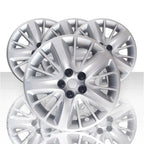 Set of 4 18" 15 Spoke Wheel Covers for 2014-2019 Chevy Impala - Silver