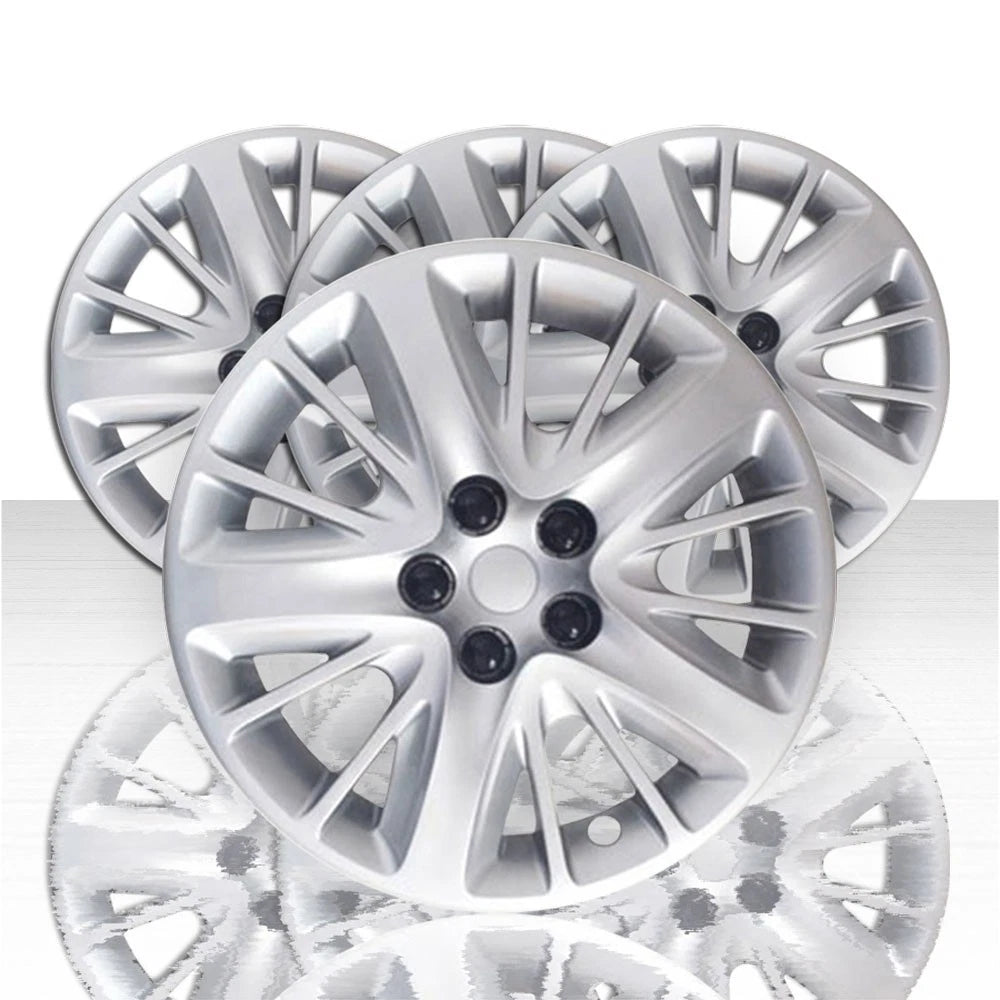 Set of 4 18" 15 Spoke Wheel Covers for 2014-2019 Chevy Impala - Silver
