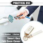 Remote Keyless Key Fob Cover Kit for Mitsubishi Outlander (2013–2021)