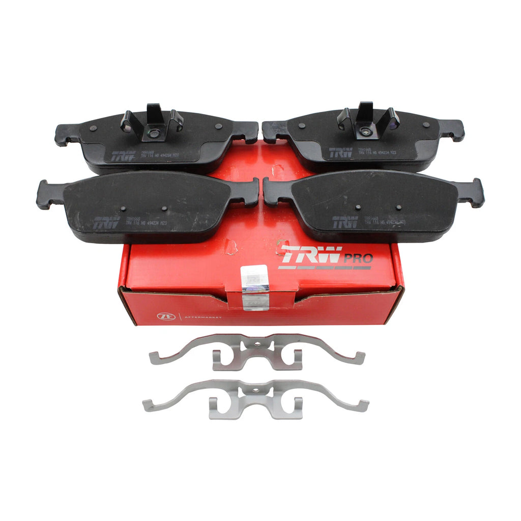 Set of 4 TRW Pro Low-Metallic Brake Pads TRH1668 for Ford Focus ST (2013–2014)