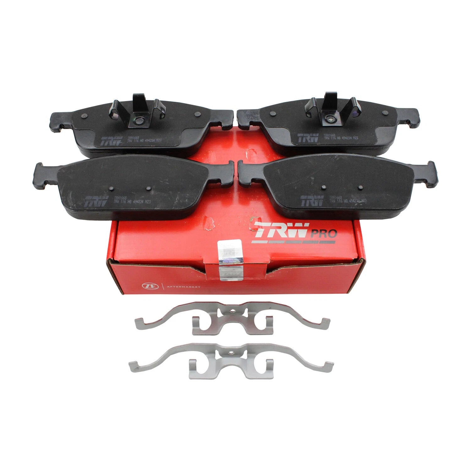 Set of 4 TRW Pro Low-Metallic Brake Pads TRH1668 for Ford Focus ST (2013–2014)