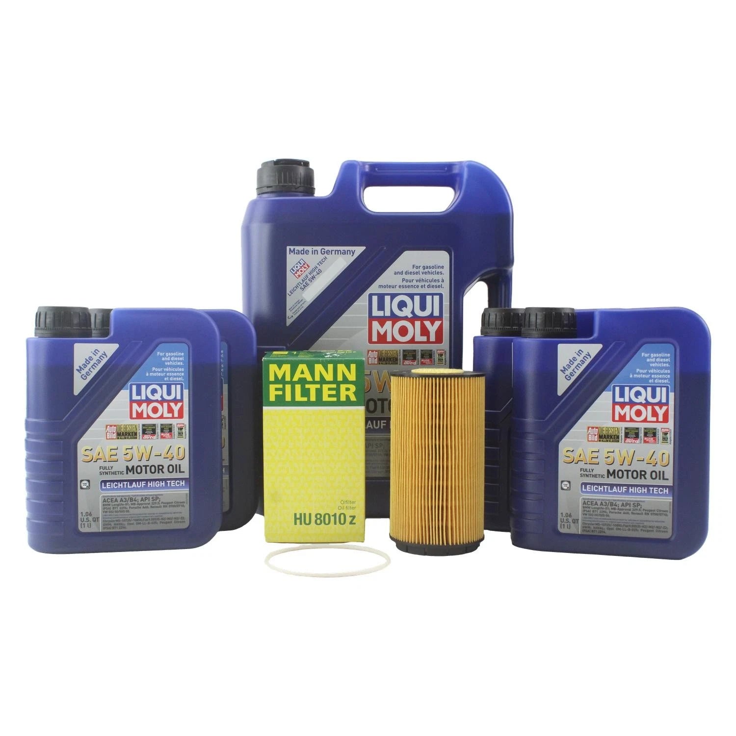 Oil Change Kit 9L Liqui Moly Leichtlauf 5W-40 for Audi CEUA 4.0L (2015–2021)