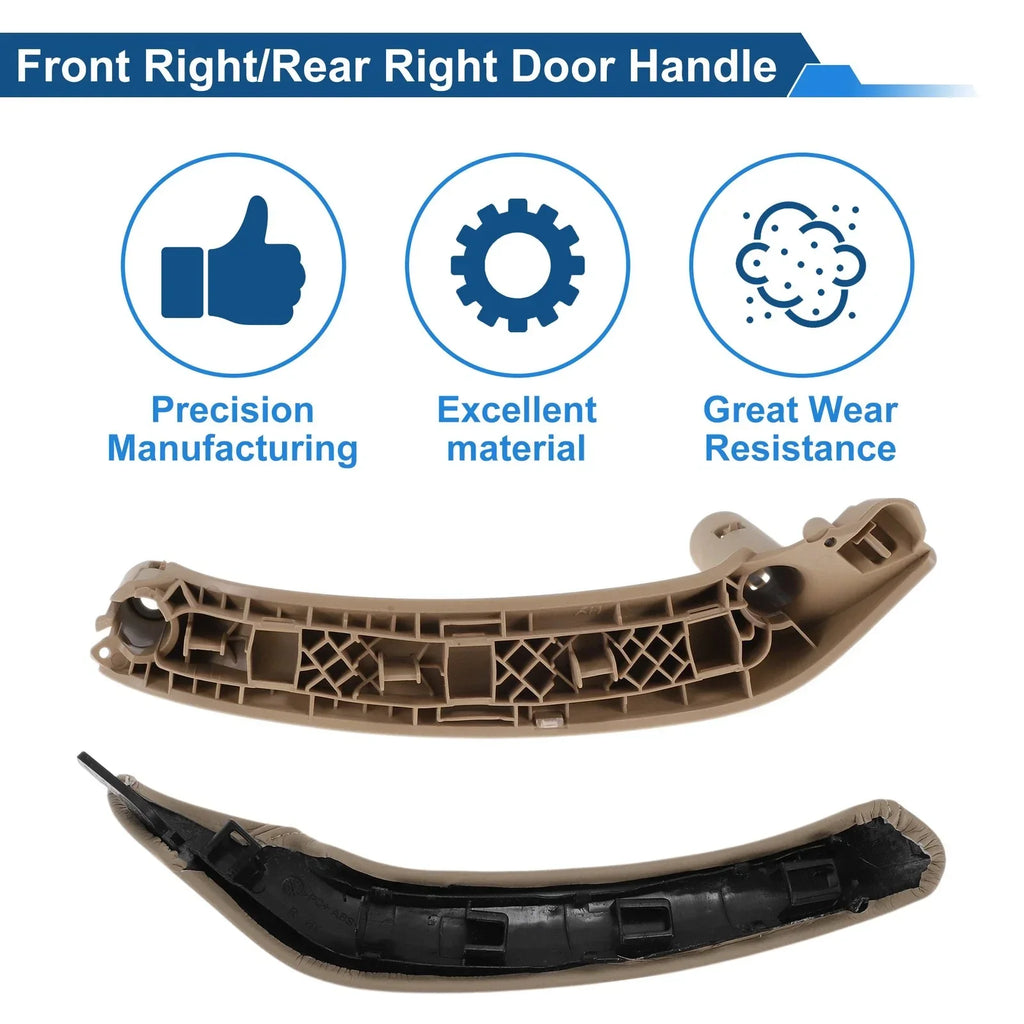 Front Driver Side Inner Door Panel Handle for BMW X3 (2010-2016) Beige