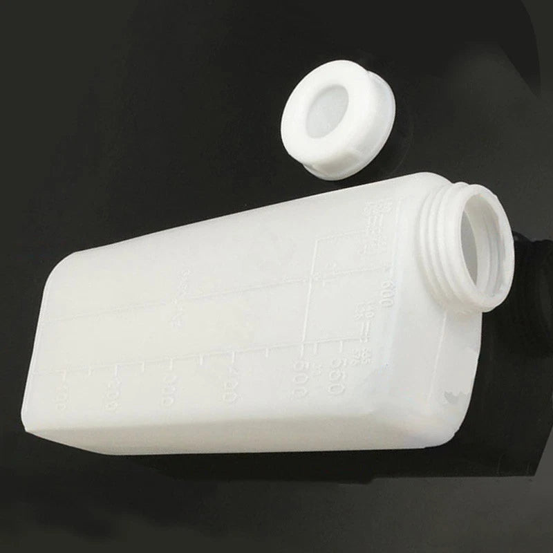 2X 600ml 2-Stroke Oil Mixing Bottle 20:1/25:1/40:1 for Chainsaw Trimmer