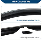 Car Window Deflectors for Lexus NX250 NX350 Side Window Vent Visors (2022-2024)