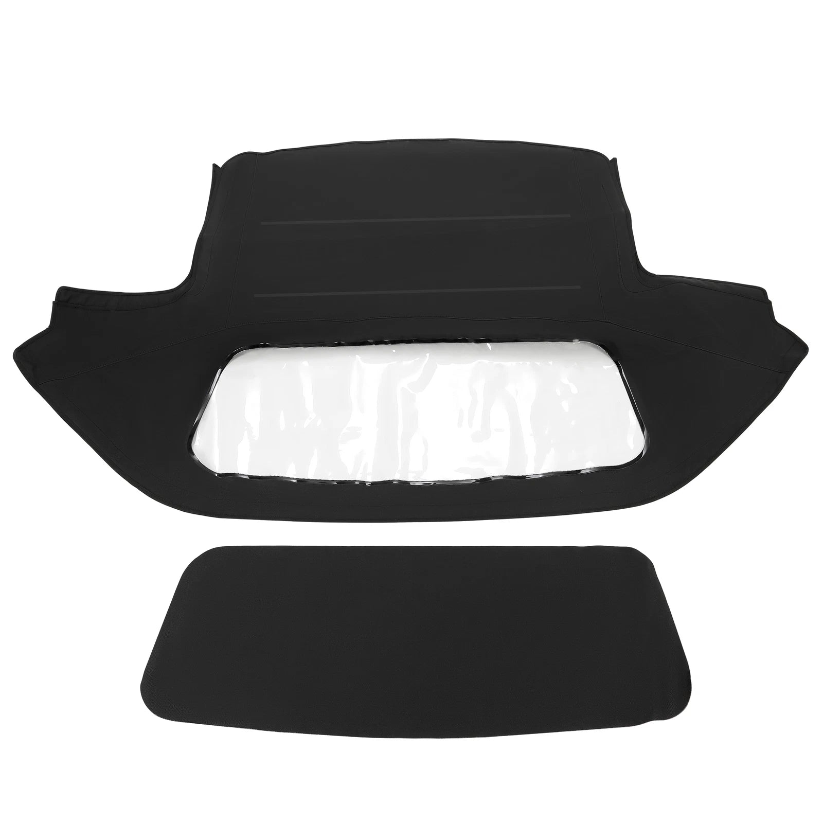 Convertible Soft Top for Alfa Romeo Spider (1971–1994) Black Vinyl